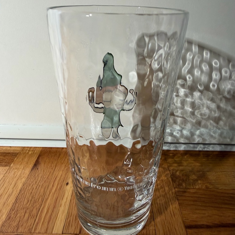Yoshitomo Nara Collectable Drumming Girl 2 Glass Cup - Picture 2 of 4